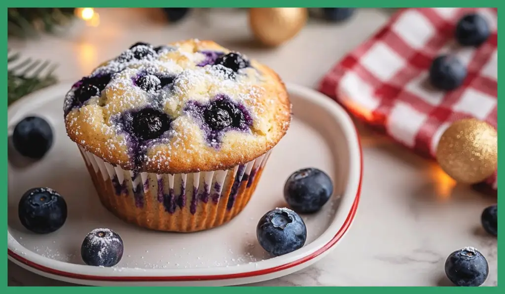 Blueberry Cottage Cheese Muffins
