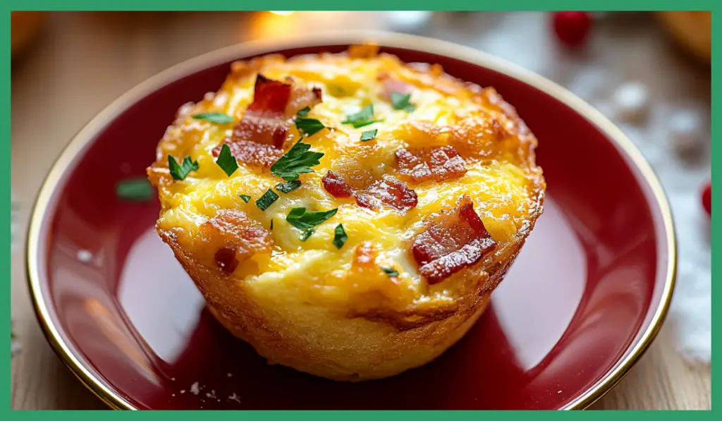 Cheesy Veggie Egg Muffins