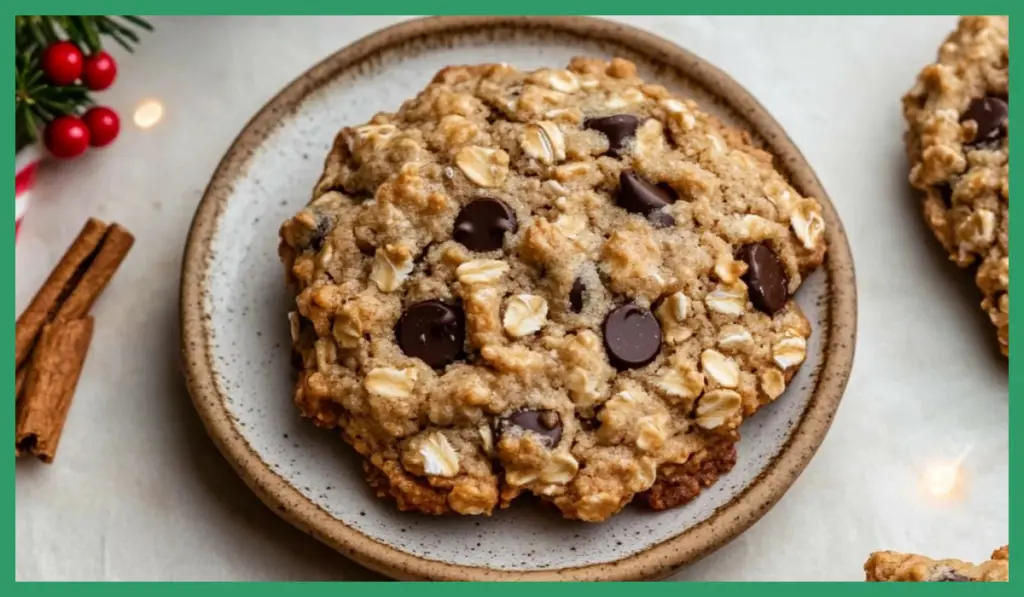 Banana Oatmeal Chocolate Chip Cookies