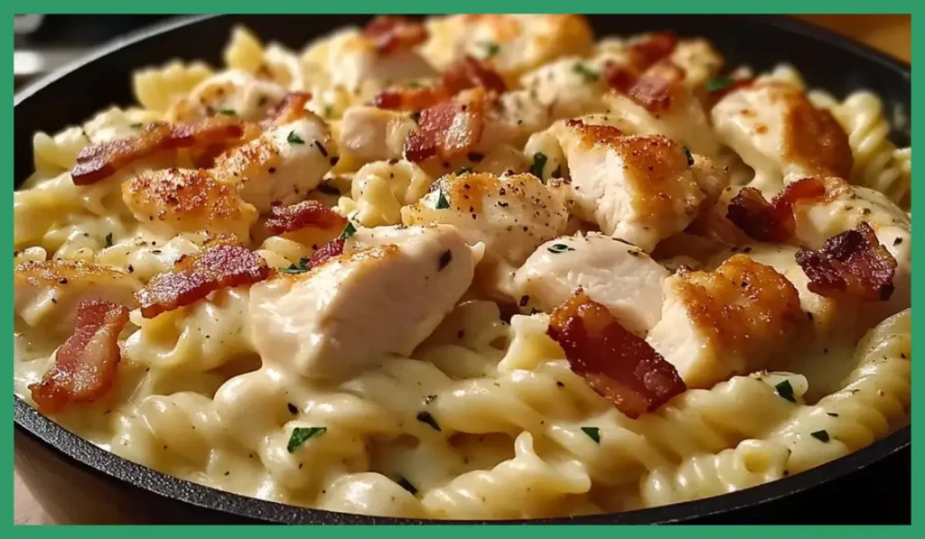 Chicken Bacon Ranch Pasta