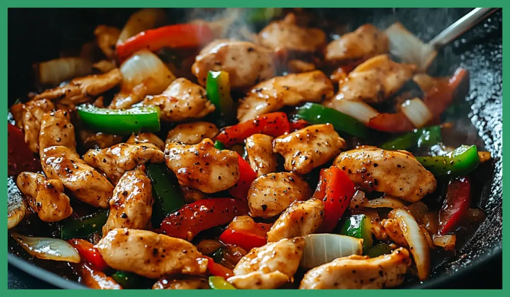 Black Pepper Chicken Stir-Fry