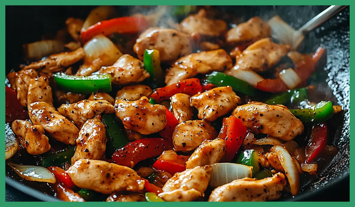 Black Pepper Chicken Stir-Fry