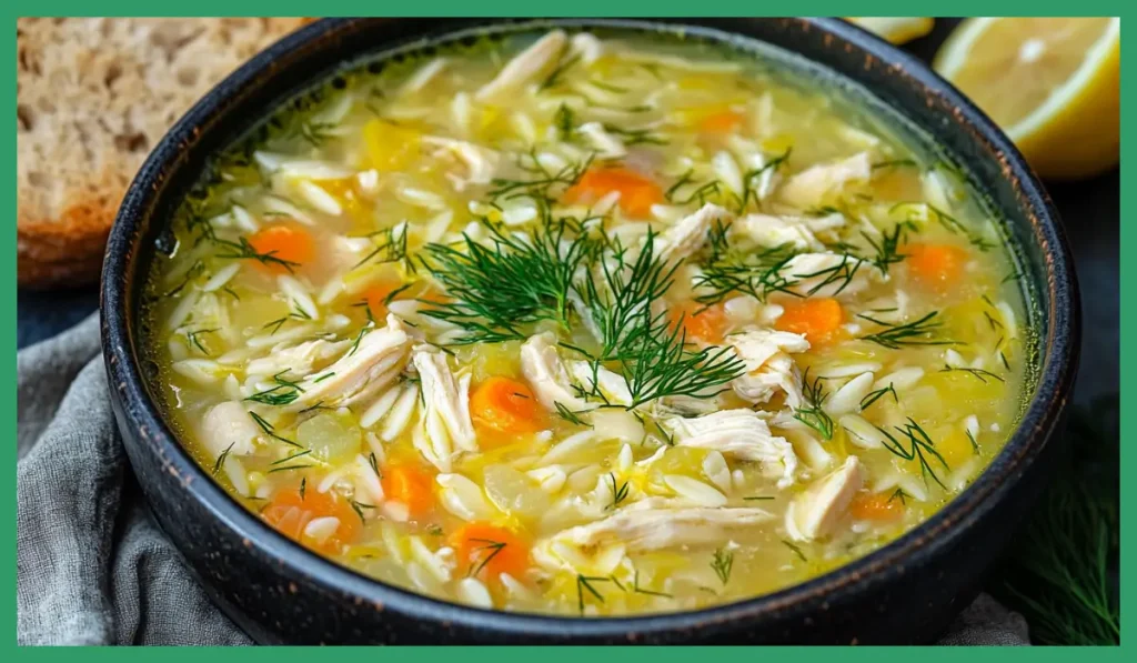 Greek Lemon Chicken Soup