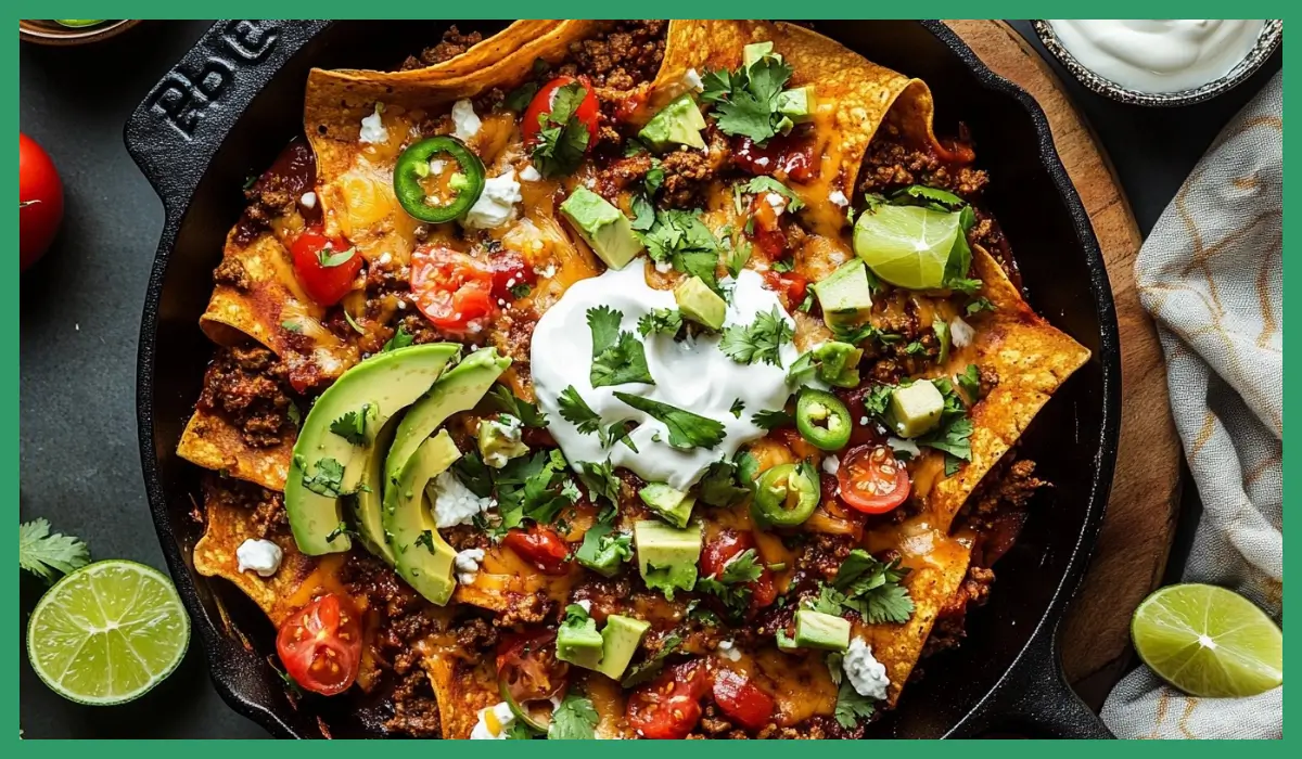 Beef Skillet Enchiladas