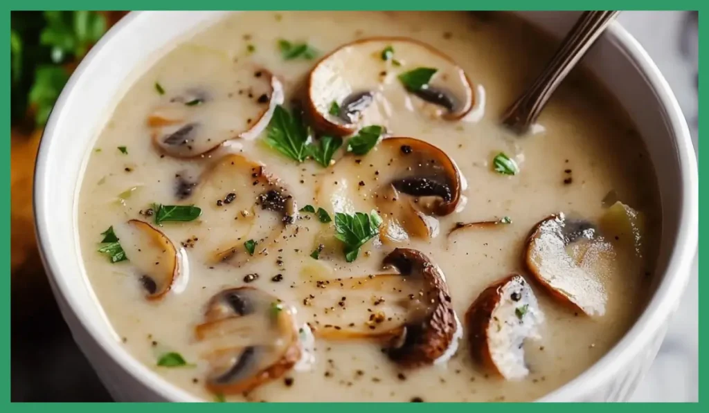 Creamy Mushroom Soup Recipe