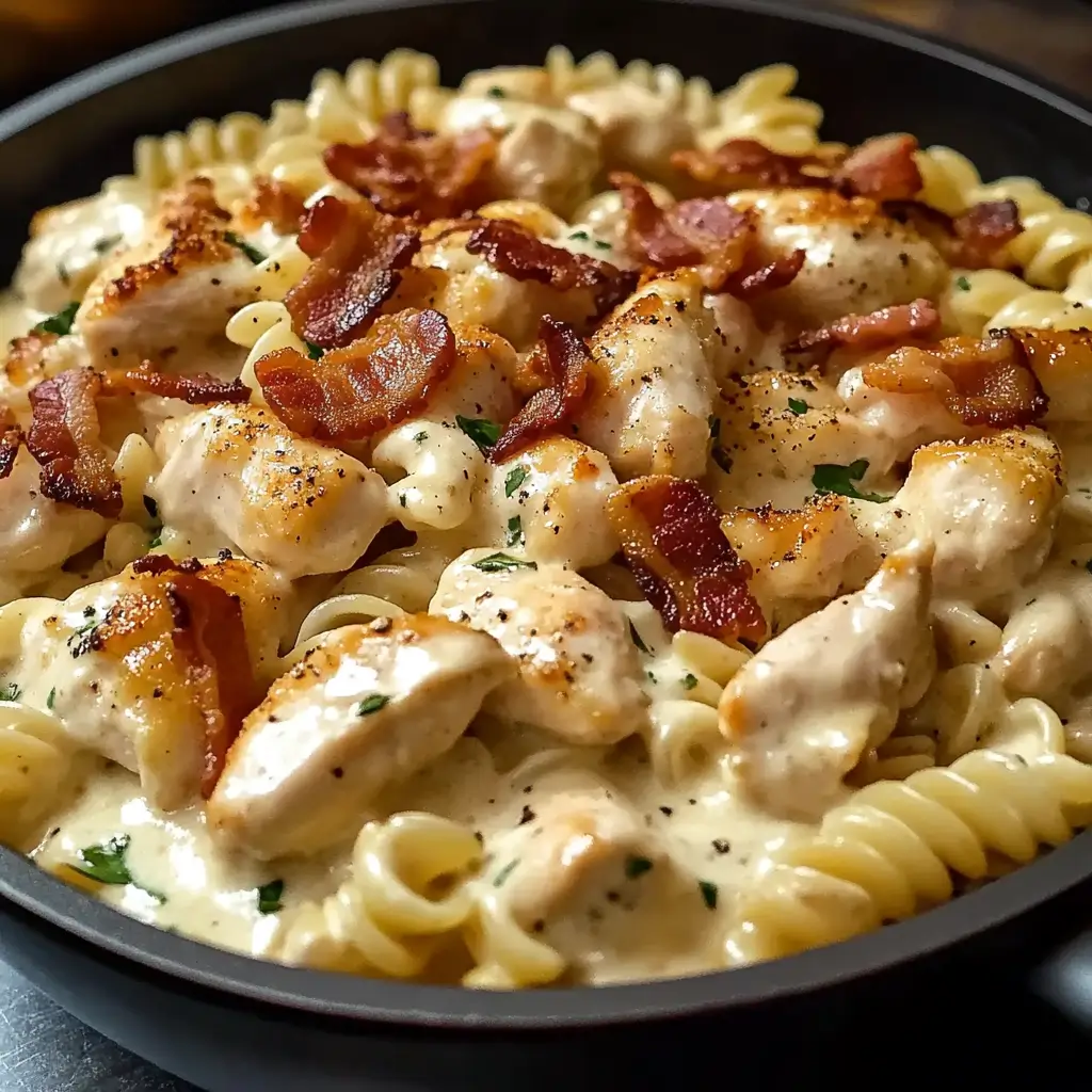Chicken Bacon Ranch Pasta