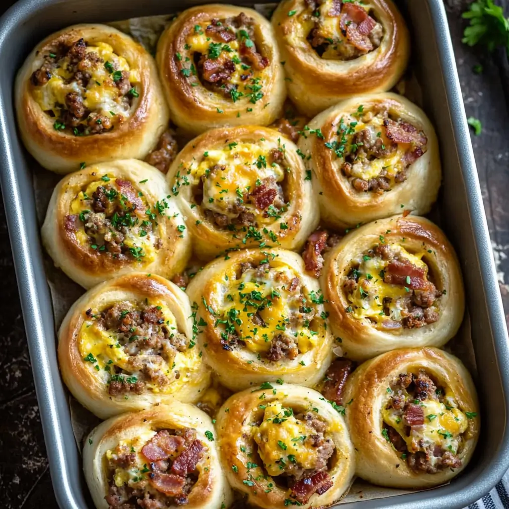 Fluffy Breakfast Crescent Rolls