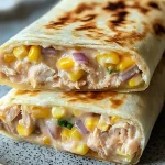 Healthy Tuna Melt Wrap