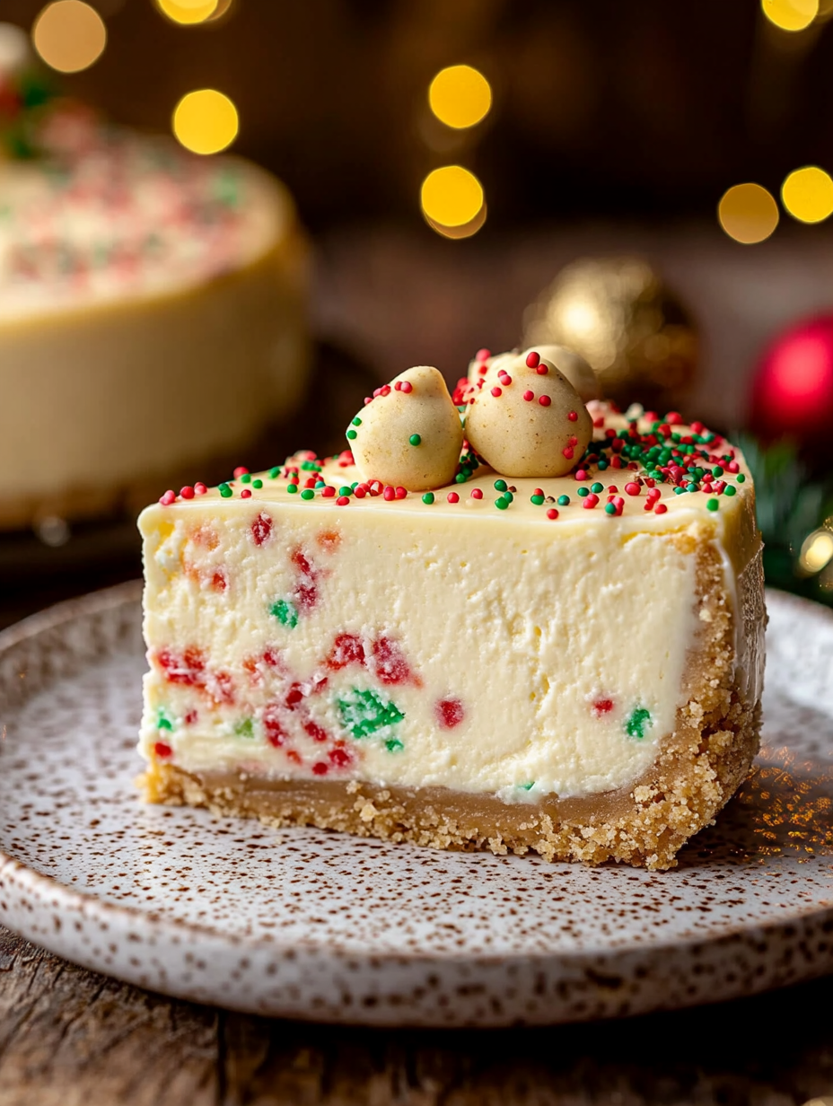 Creamy Sugar Cookie Cheesecake