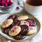 Rose water shortbread