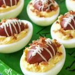 Deviled Egg Footballs Recipe – Easy Game Day Snack