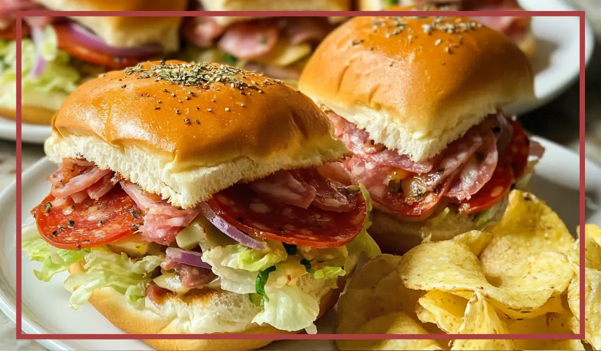 Italian Sliders Recipe - Quick and Easy Appetizer