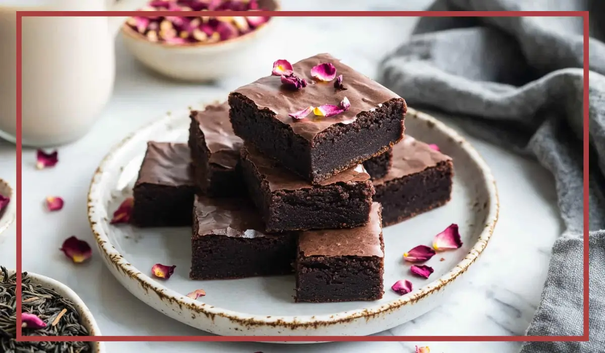 Earl Grey brownies