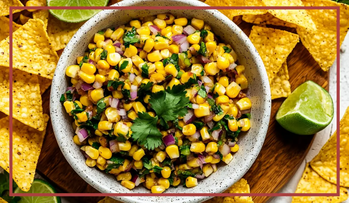 Roasted chili corn salsa
