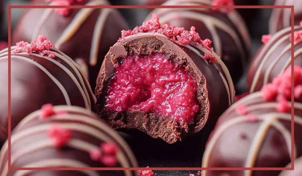 Raspberry truffles recipe