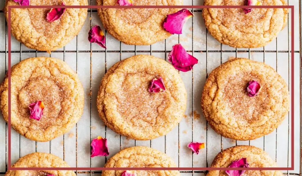 Strawberry Rose Snickerdoodles
