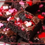 Valentine's Day Oreo Brownies