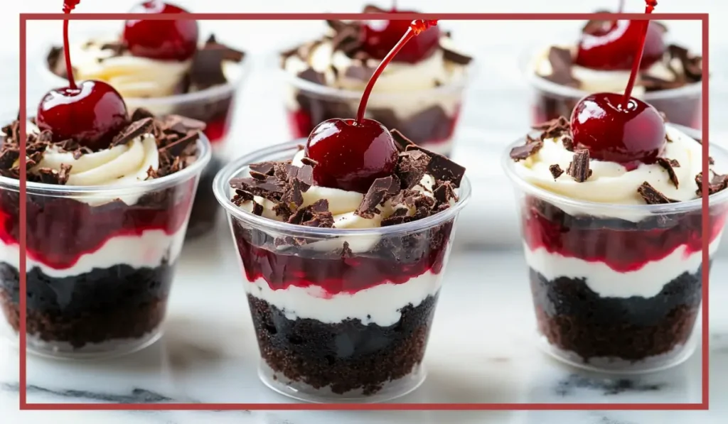 Mini Black Forest Dessert Cups