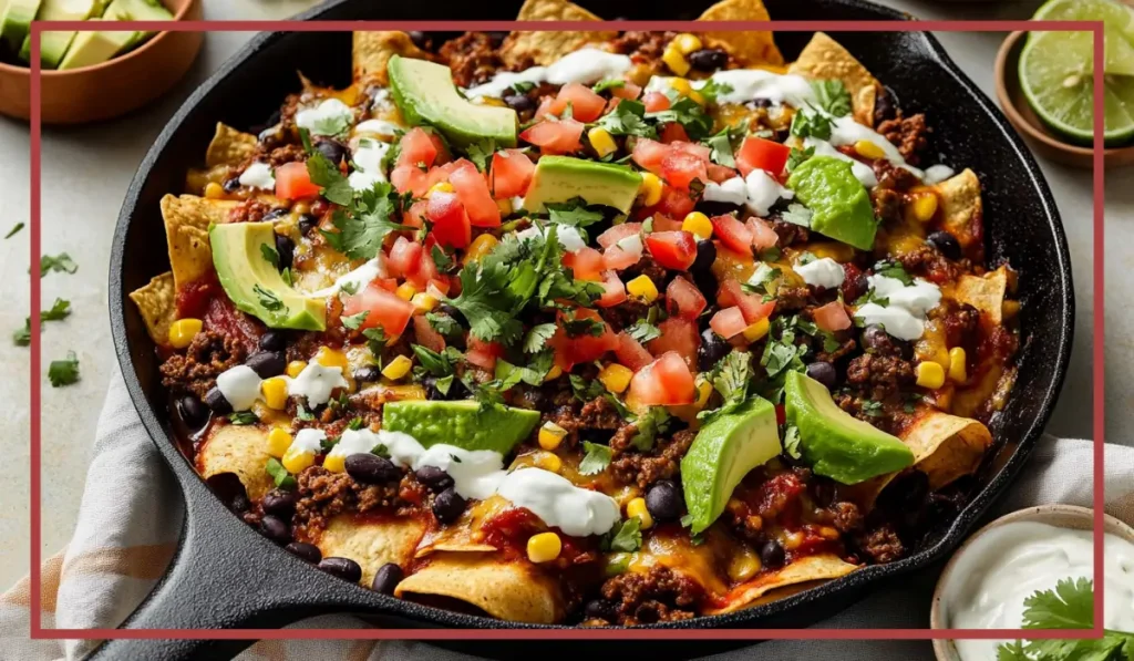 Beef Skillet Enchiladas