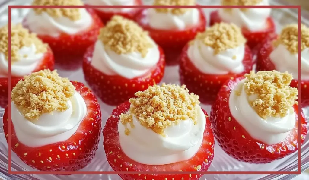Cheesecake Deviled Strawberries