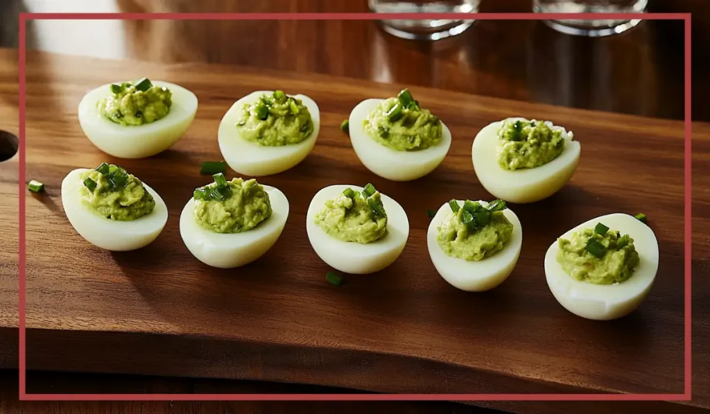 Avocado deviled eggs