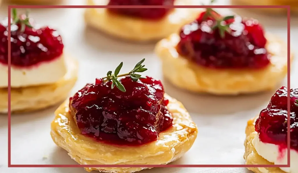 Cranberry-Brie Pie Bites
