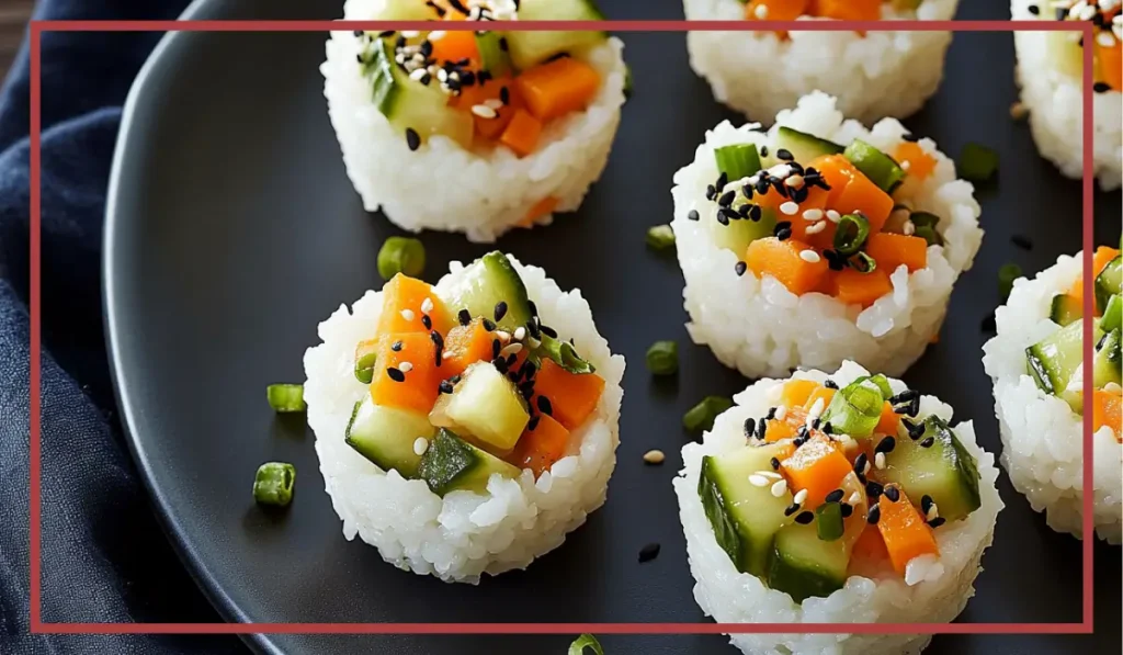 Vegetarian Sushi Cups