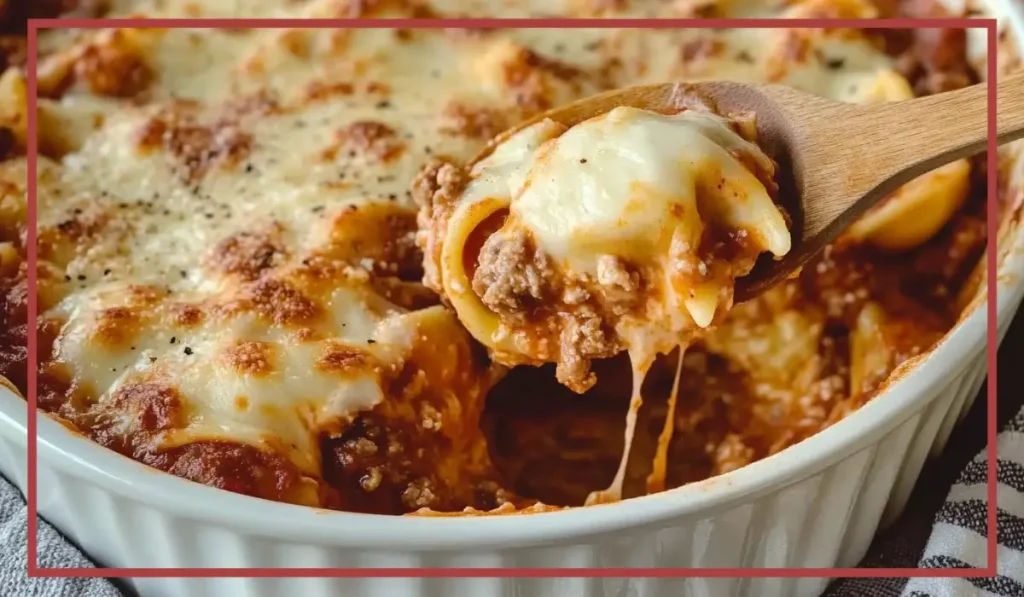 Easy Cheesy Baked Tortellini
