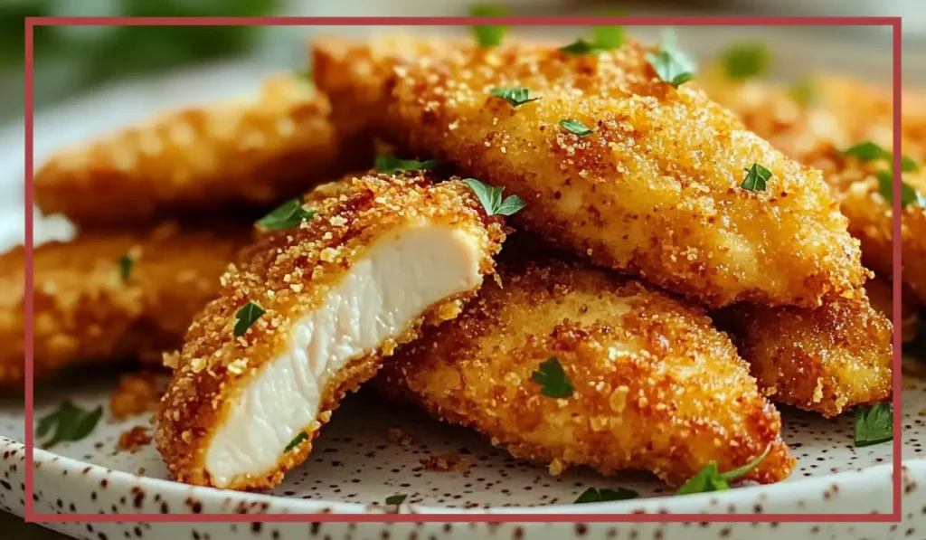 Crispy baked chicken tenders