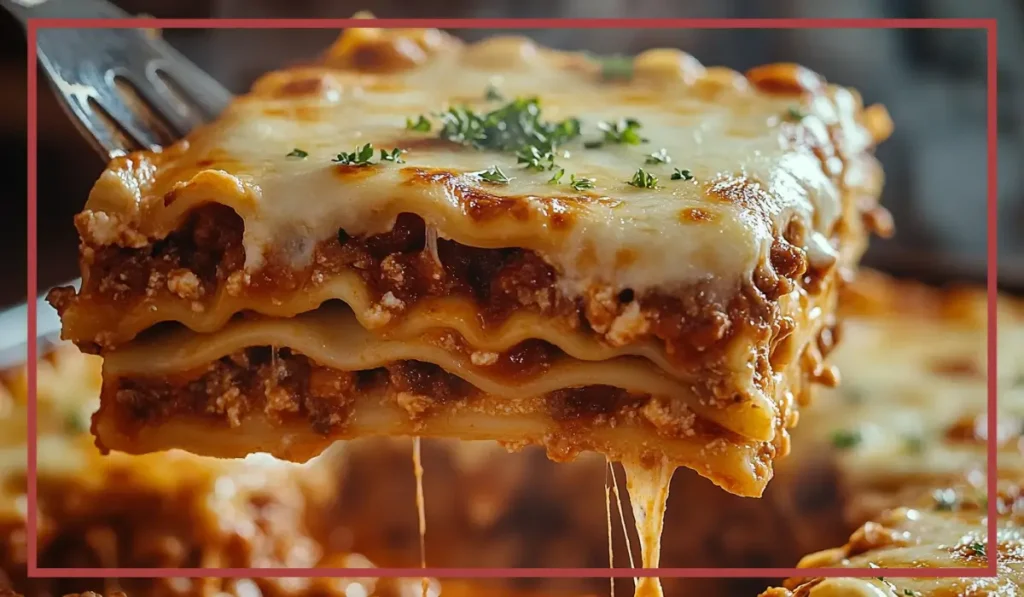 Easy homemade lasagna