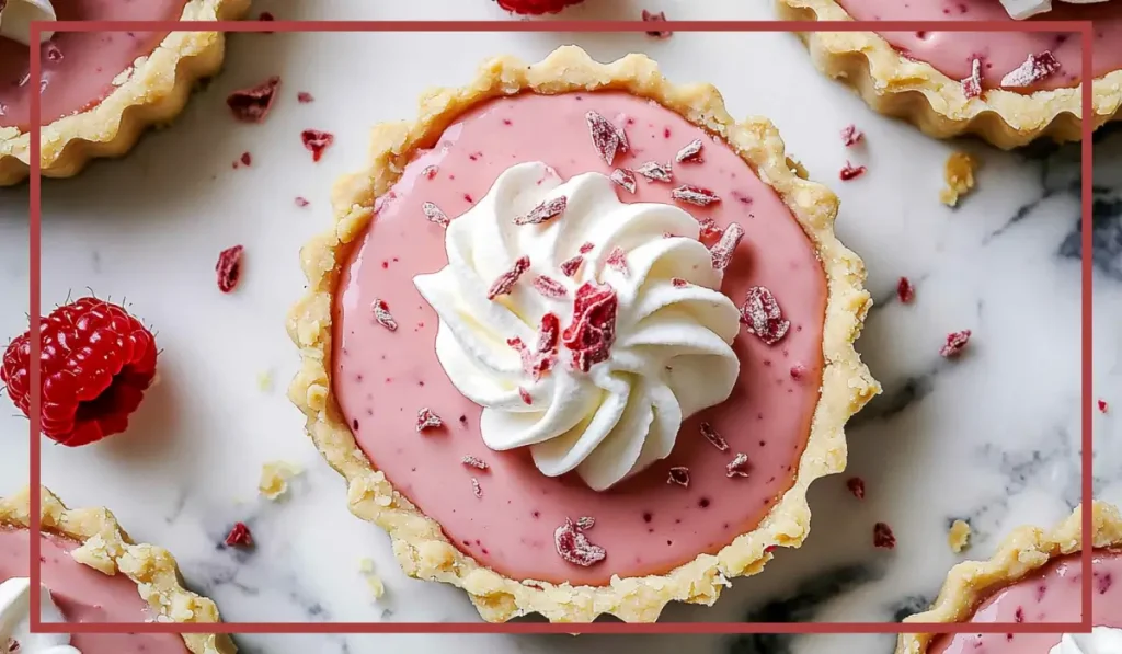 White Chocolate Raspberry Tarts