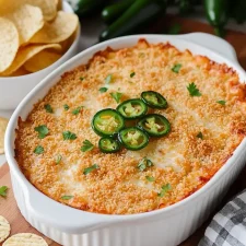 Jalapeño Popper Dip Recipe - Creamy, Cheesy & Spicy