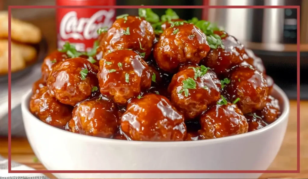 Dr. Pepper BBQ Meatballs