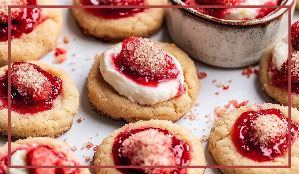 Strawberry Cheesecake Cookies – Soft, Buttery, and Irresistible