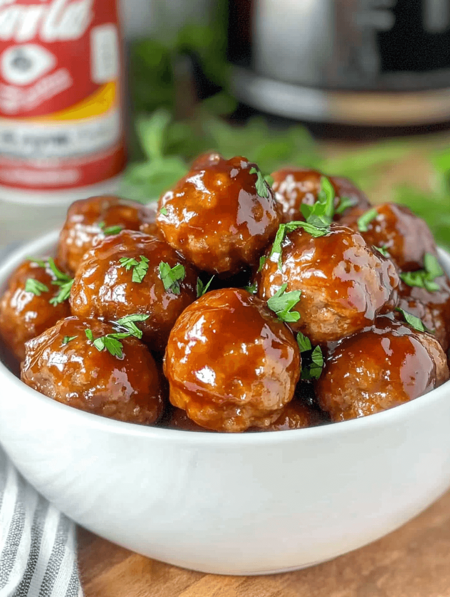 Dr. Pepper BBQ Meatballs – Instant Pot Recipe