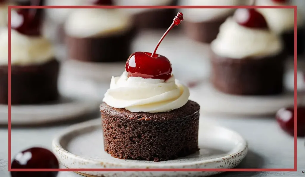 Cherry Chocolate Mini Cakes