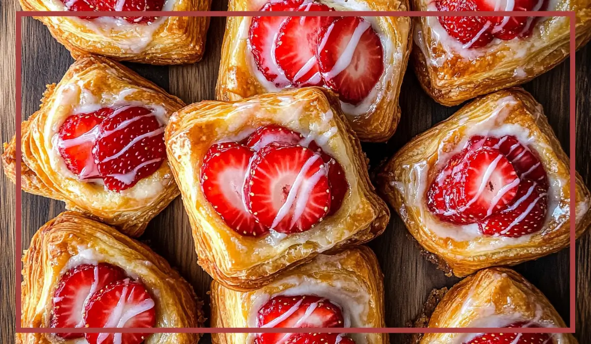 Strawberry Danish with Cream Cheese