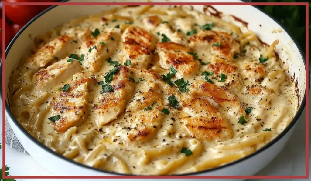 Chicken Garlic Parmesan Pasta