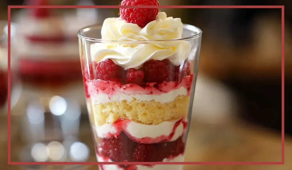 Individual Lemon Raspberry Trifles