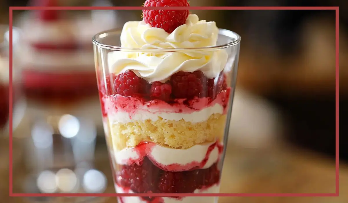 Individual Lemon Raspberry Trifles