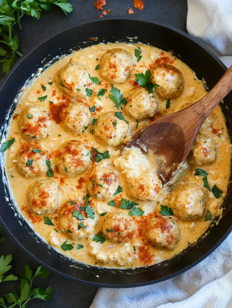 Marry Me Chicken Meatballs