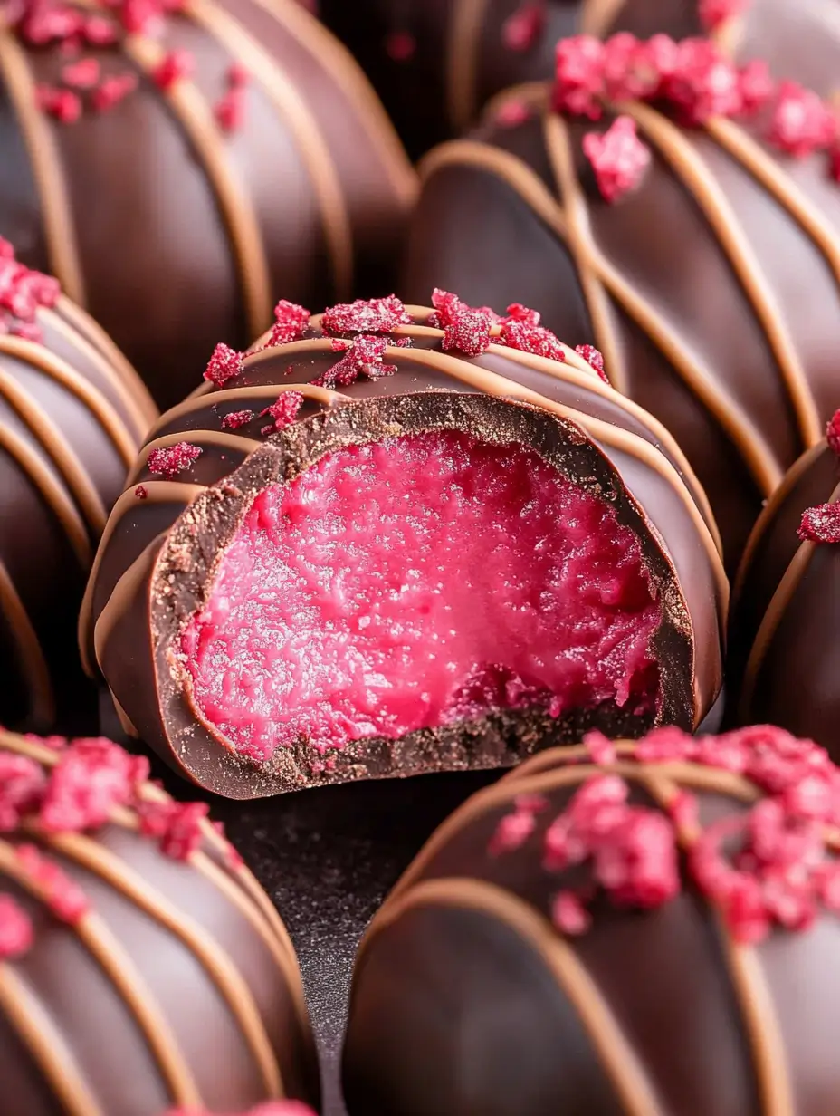 Raspberry truffles recipe