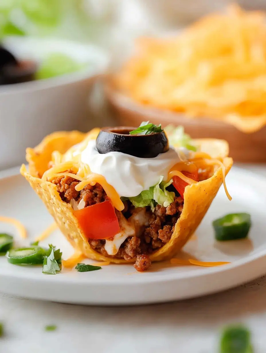 Double beef taco cups