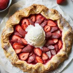 Rustic Strawberry Galette