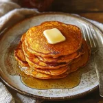 Healthy sweet potato pancakes