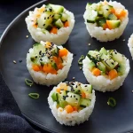 Vegetarian Sushi Cups