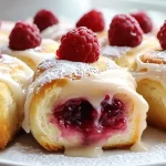 Raspberry Cream Sweet Rolls