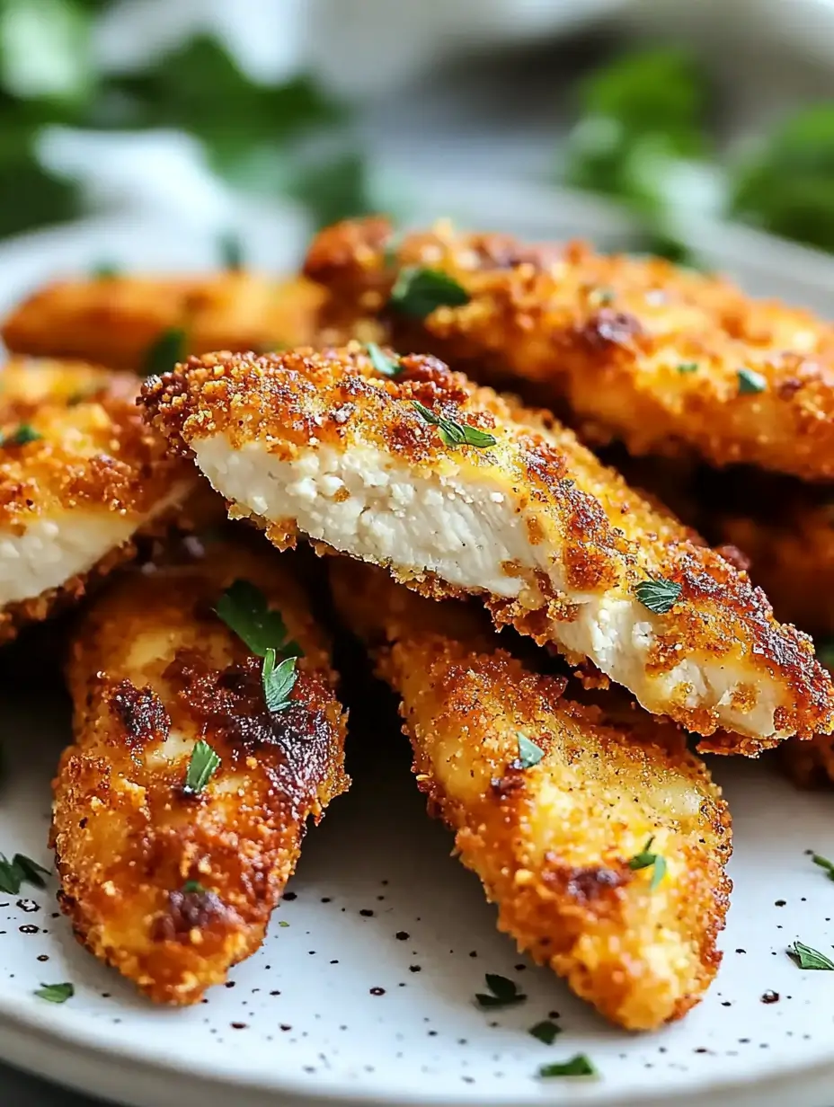 Crispy baked chicken tenders