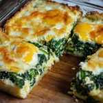 Cheesy Spinach Baked Eggs