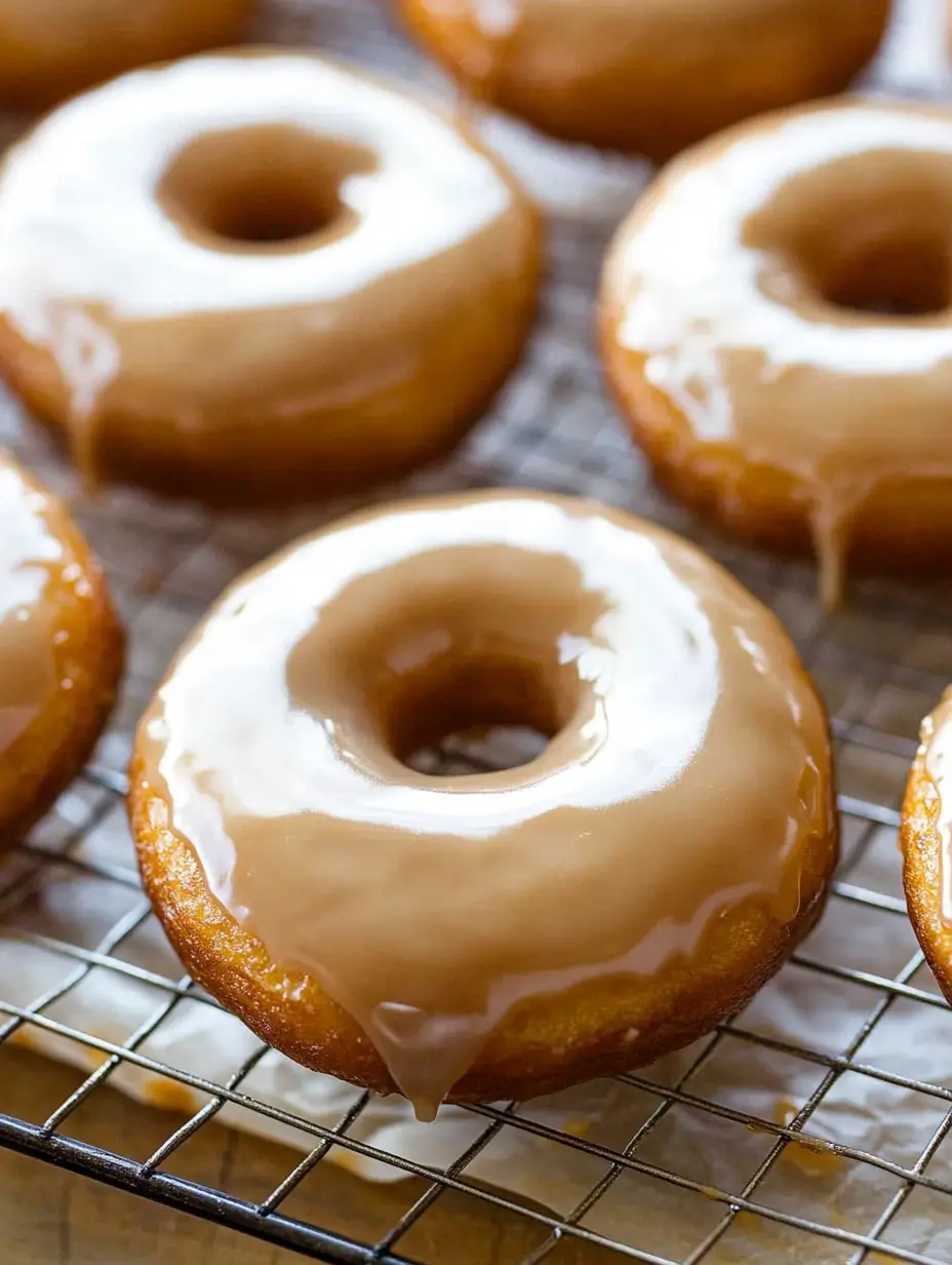 Baked Maple Glazed Donuts